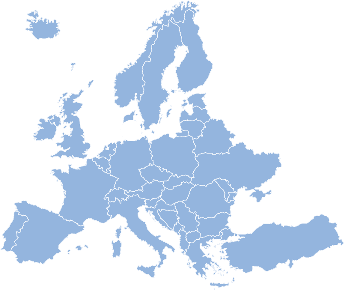 Bluedil presence Europe